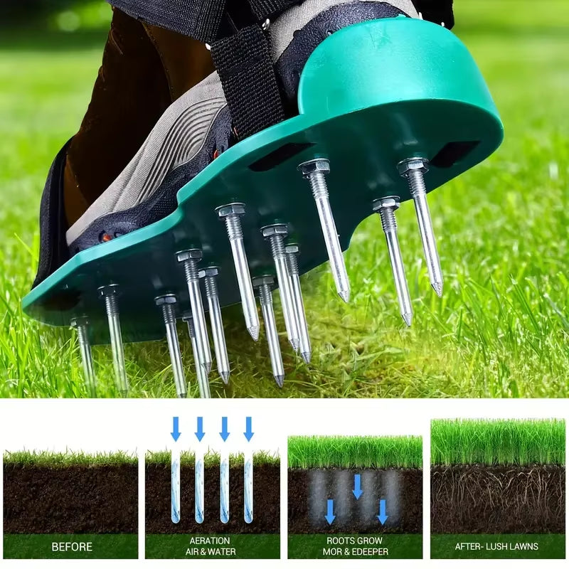 SpikeStep Lawn Aerator Shoes