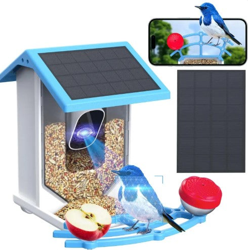 NestCam AI Solar Bird Feeder