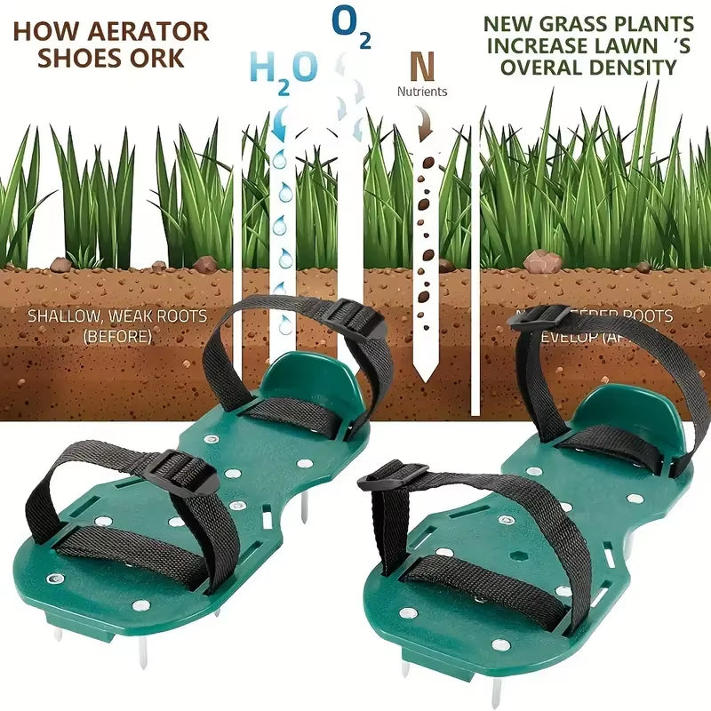 SpikeStep Lawn Aerator Shoes