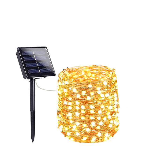 GlowVine Solar String Lights