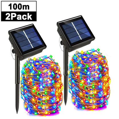 GlowVine Solar String Lights