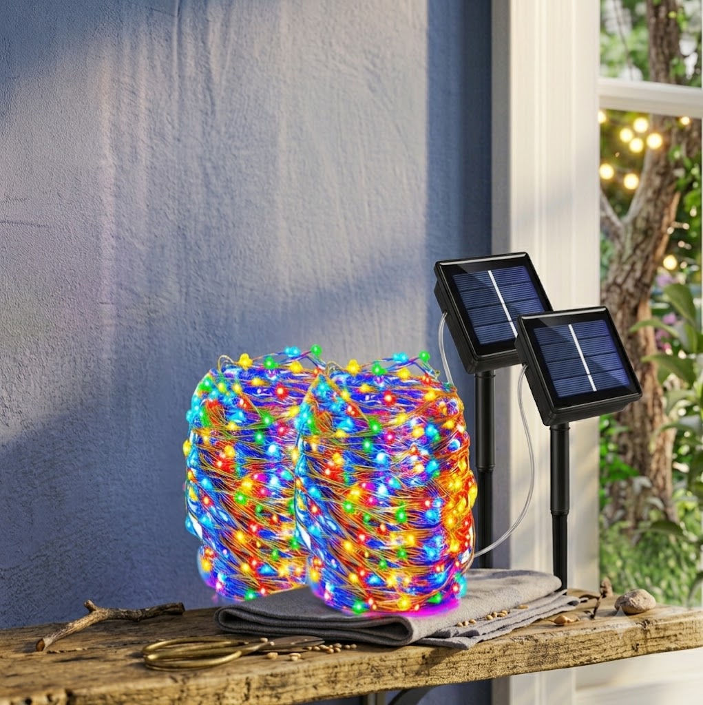 GlowVine Solar String Lights
