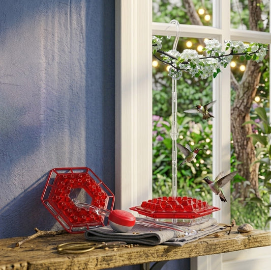 HummHaven Hummingbird Feeder